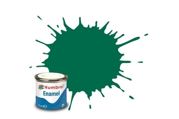 Paint enamel matt 14 ml dark green i gruppen SPORT, FRITID & HOBBY / Hobby / Hobbyfarver / Humbrol / Oliebaseret hos TP E-commerce Nordic AB (A05517)