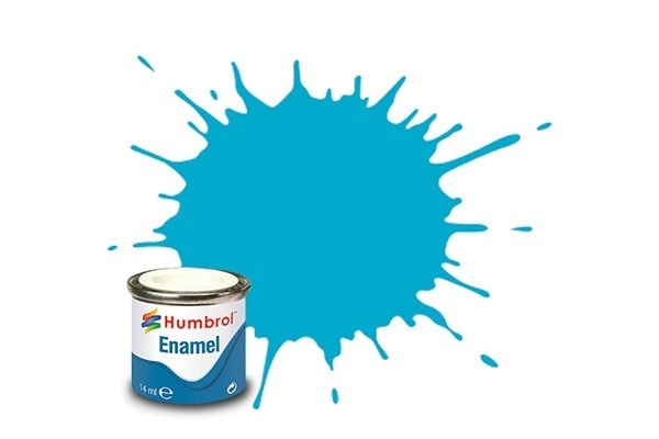 Paint enamel gloss 14 ml sea blue i gruppen SPORT, FRITID & HOBBY / Hobby / Hobbyfarver / Humbrol / Oliebaseret hos TP E-commerce Nordic AB (A05526)