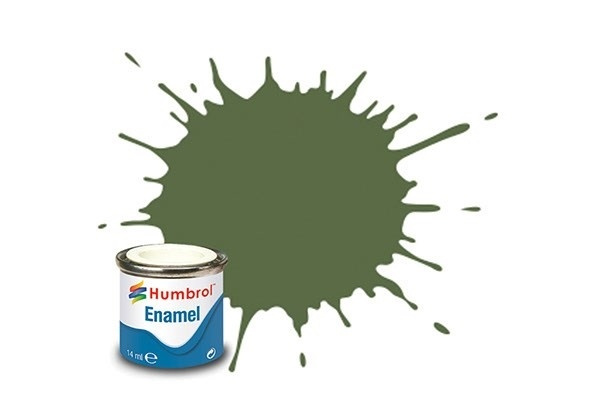 Paint enamel matt 14 ml grass green i gruppen SPORT, FRITID & HOBBY / Hobby / Hobbyfarver / Humbrol / Oliebaseret hos TP E-commerce Nordic AB (A05556)