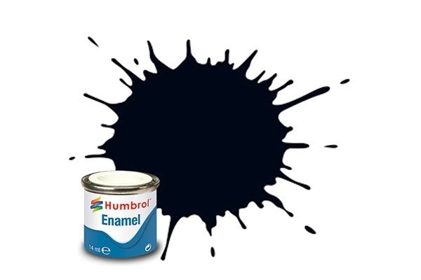 Paint enamel satin 14 ml coal black i gruppen SPORT, FRITID & HOBBY / Hobby / Hobbyfarver / Humbrol / Oliebaseret hos TP E-commerce Nordic AB (A05561)