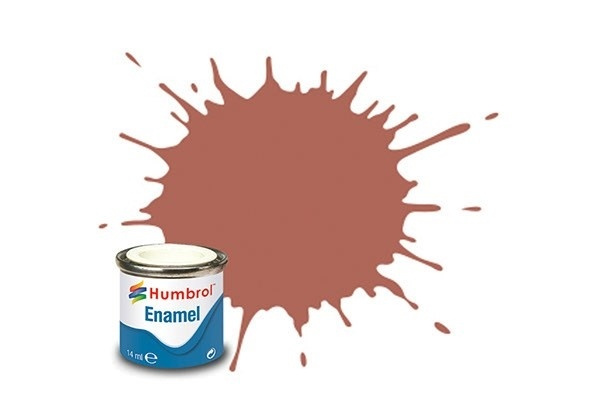 Paint enamel matt 14 ml rust i gruppen SPORT, FRITID & HOBBY / Hobby / Hobbyfarver / Humbrol / Oliebaseret hos TP E-commerce Nordic AB (A05582)