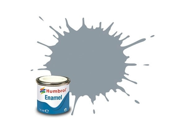 Paint enamel satin 14 ml medium sea grey i gruppen SPORT, FRITID & HOBBY / Hobby / Hobbyfarver / Humbrol / Oliebaseret hos TP E-commerce Nordic AB (A05613)