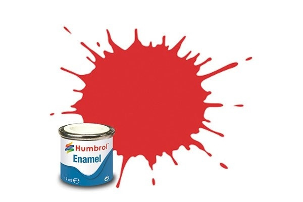 Paint enamel gloss 14 ml ferrari red i gruppen SPORT, FRITID & HOBBY / Hobby / Hobbyfarver / Humbrol / Oliebaseret hos TP E-commerce Nordic AB (A05626)