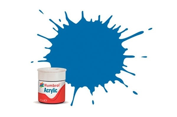 HUMBROL Acrylic maling baltic blue 14ml - Metal-replacemen i gruppen SPORT, FRITID & HOBBY / Hobby / Hobbyfarver / Humbrol / Vandbaseret hos TP E-commerce Nordic AB (A05734)