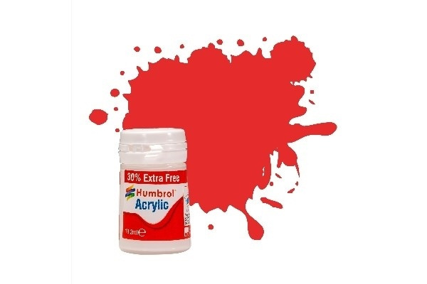 Akrylmaling Fluo. Fire Orange 18,2ml - blank i gruppen SPORT, FRITID & HOBBY / Hobby / Hobbyfarver / Humbrol / Vandbaseret hos TP E-commerce Nordic AB (A05745)