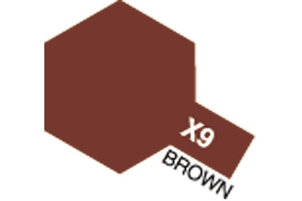 TAMIYA Acrylic Mini X-9 Brown (Gloss) i gruppen SPORT, FRITID & HOBBY / Hobby / Hobbyfarver / Tamiya / Vandbaseret hos TP E-commerce Nordic AB (A05785)