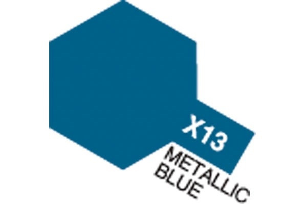 TAMIYA Acrylic Mini X-13 Metallic Blue (Gloss) i gruppen SPORT, FRITID & HOBBY / Hobby / Hobbyfarver / Tamiya / Vandbaseret hos TP E-commerce Nordic AB (A05789)