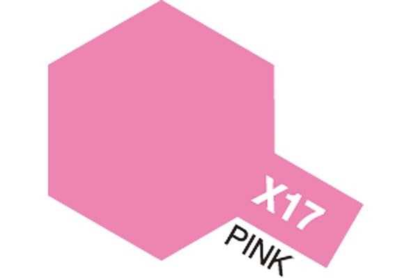 Akryl Mini X-17 Pink i gruppen SPORT, FRITID & HOBBY / Hobby / Hobbyfarver / Tamiya / Vandbaseret hos TP E-commerce Nordic AB (A05793)