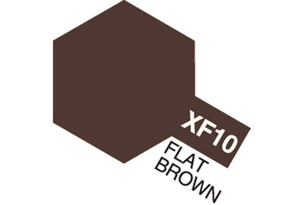 Akryl Mini XF-10 Flad brun i gruppen SPORT, FRITID & HOBBY / Hobby / Hobbyfarver / Tamiya / Vandbaseret hos TP E-commerce Nordic AB (A05819)