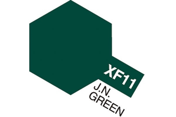 TAMIYA Acrylic Mini XF-11 J. N. Green (Flat) i gruppen SPORT, FRITID & HOBBY / Hobby / Hobbyfarver / Tamiya / Vandbaseret hos TP E-commerce Nordic AB (A05820)