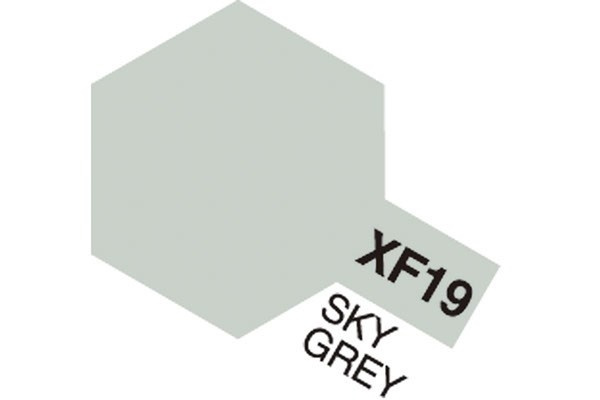 TAMIYA Acrylic Mini XF-19 Sky Grey (Flat) i gruppen SPORT, FRITID & HOBBY / Hobby / Hobbyfarver / Tamiya / Vandbaseret hos TP E-commerce Nordic AB (A05828)