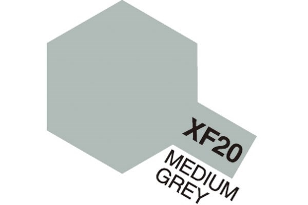 Akryl Mini XF-20 Mellemgrå i gruppen SPORT, FRITID & HOBBY / Hobby / Hobbyfarver / Tamiya / Vandbaseret hos TP E-commerce Nordic AB (A05829)
