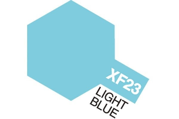TAMIYA Acrylic Mini XF-23 Light Blue (Flat) i gruppen SPORT, FRITID & HOBBY / Hobby / Hobbyfarver / Tamiya / Vandbaseret hos TP E-commerce Nordic AB (A05832)
