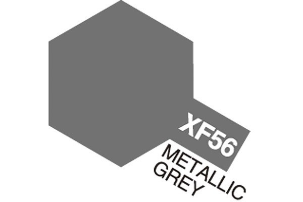 TAMIYA Acrylic Mini XF-56 Metallic Grey (Flat) i gruppen SPORT, FRITID & HOBBY / Hobby / Hobbyfarver / Tamiya / Vandbaseret hos TP E-commerce Nordic AB (A05845)