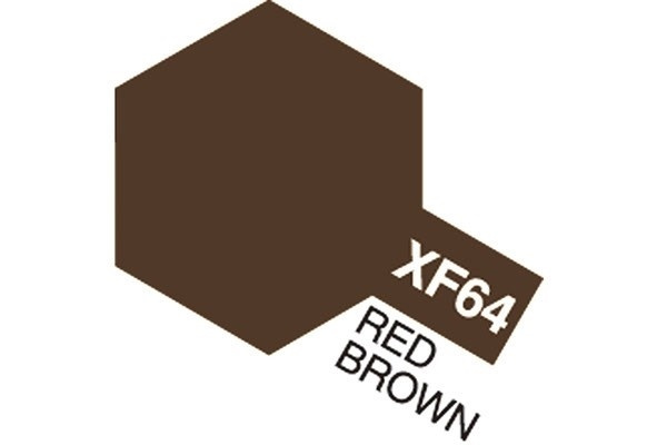 TAMIYA Acrylic Mini XF-64 Red Brown (Flat) i gruppen SPORT, FRITID & HOBBY / Hobby / Hobbyfarver / Tamiya / Vandbaseret hos TP E-commerce Nordic AB (A05853)