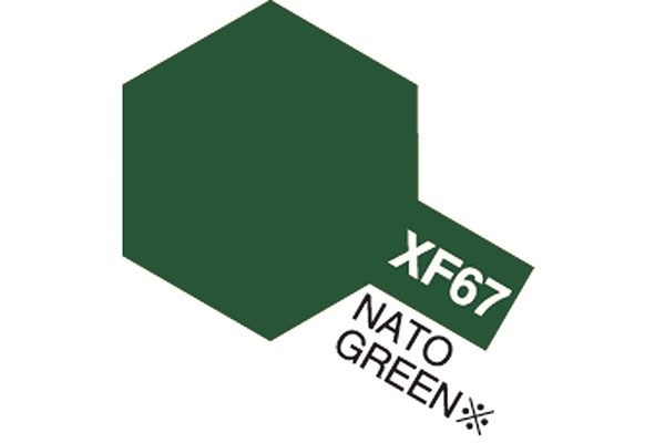 TAMIYA Acrylic Mini XF-67 NATO Green (Flat) i gruppen SPORT, FRITID & HOBBY / Hobby / Hobbyfarver / Tamiya / Vandbaseret hos TP E-commerce Nordic AB (A05856)