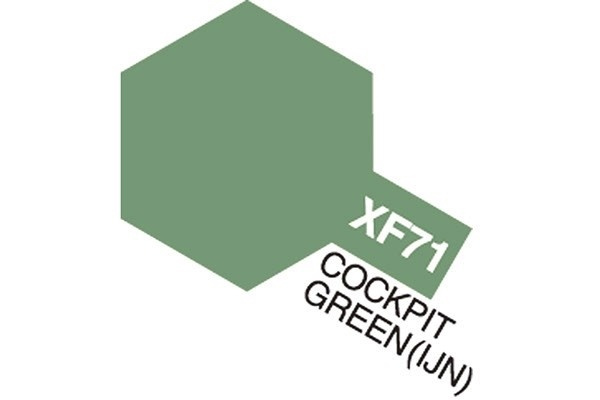 Akryl Mini XF-71 Cockp. Grøn i gruppen SPORT, FRITID & HOBBY / Hobby / Hobbyfarver / Tamiya / Vandbaseret hos TP E-commerce Nordic AB (A05860)