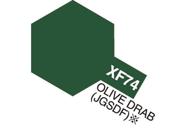 Akryl Mini XF-74 OD (JGSDF) i gruppen SPORT, FRITID & HOBBY / Hobby / Hobbyfarver / Tamiya / Vandbaseret hos TP E-commerce Nordic AB (A05863)