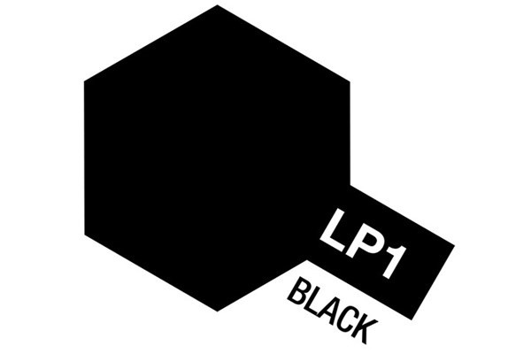 Tamiya lakmaling LP-1 sort i gruppen SPORT, FRITID & HOBBY / Hobby / Hobbyfarver / Tamiya / Fernis baseret hos TP E-commerce Nordic AB (A05877)