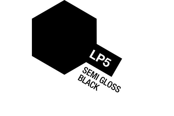 Tamiya Lacquer Paint LP-5 Semi Gloss Black (SG) i gruppen SPORT, FRITID & HOBBY / Hobby / Hobbyfarver / Tamiya / Fernis baseret hos TP E-commerce Nordic AB (A05881)