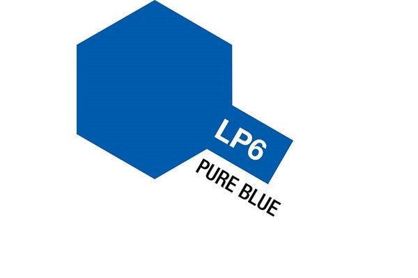 Tamiya Lakmaling LP-6 Pure Blue i gruppen SPORT, FRITID & HOBBY / Hobby / Hobbyfarver / Tamiya / Fernis baseret hos TP E-commerce Nordic AB (A05882)