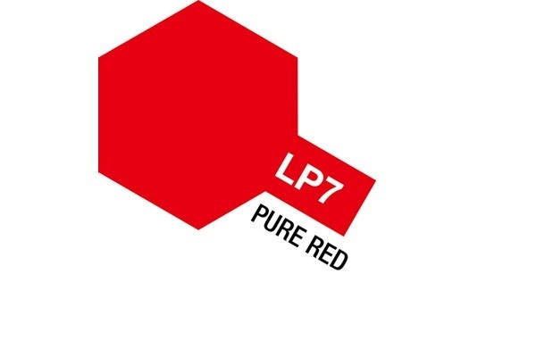 Tamiya Lacquer Paint LP-7 Pure Red (Gloss) i gruppen SPORT, FRITID & HOBBY / Hobby / Hobbyfarver / Tamiya / Fernis baseret hos TP E-commerce Nordic AB (A05883)