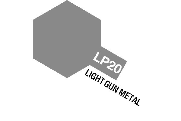 Tamiya lakmaling LP-20 Light Gun Metal i gruppen SPORT, FRITID & HOBBY / Hobby / Hobbyfarver / Tamiya / Fernis baseret hos TP E-commerce Nordic AB (A05896)