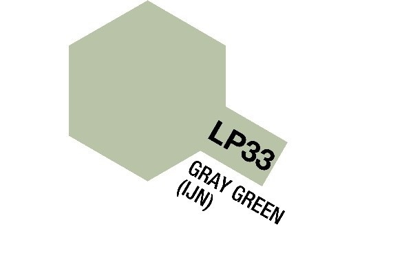 Tamiya lakmaling LP-33 grågrøn (IJN) i gruppen SPORT, FRITID & HOBBY / Hobby / Hobbyfarver / Tamiya / Fernis baseret hos TP E-commerce Nordic AB (A05909)