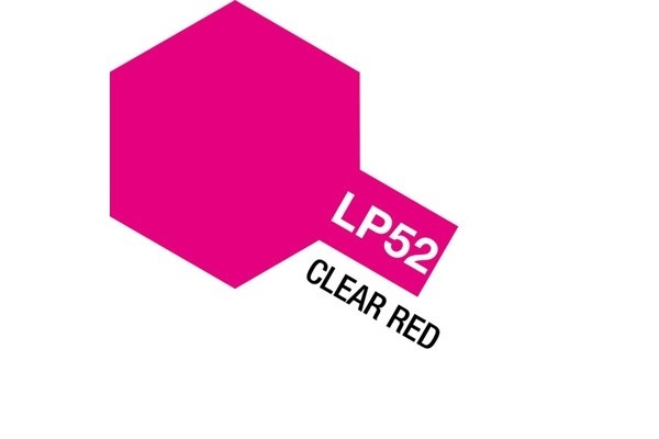 Tamiya Lacquer Paint LP-52 Clear Red (Gloss) i gruppen SPORT, FRITID & HOBBY / Hobby / Hobbyfarver / Tamiya / Fernis baseret hos TP E-commerce Nordic AB (A05928)