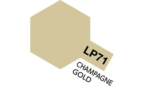 Tamiya Lacquer Paint LP-71 Champagne Gold (Gloss) i gruppen SPORT, FRITID & HOBBY / Hobby / Hobbyfarver / Tamiya / Fernis baseret hos TP E-commerce Nordic AB (A05951)