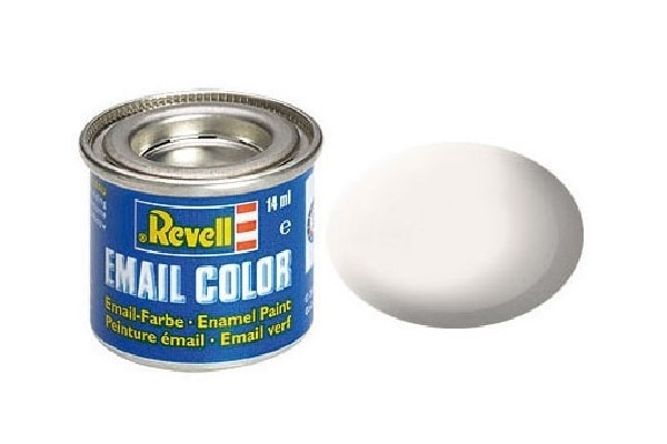 Revell Enamel 14 ml. white, mat i gruppen SPORT, FRITID & HOBBY / Hobby / Hobbyfarver / Revell / Oliebaseret hos TP E-commerce Nordic AB (A05964)