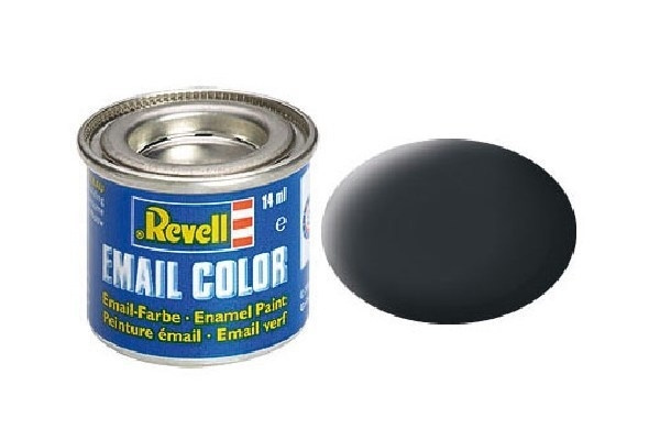 Revell Enamel 14 ml. anthracite grey, mat i gruppen SPORT, FRITID & HOBBY / Hobby / Hobbyfarver / Revell / Oliebaseret hos TP E-commerce Nordic AB (A05968)