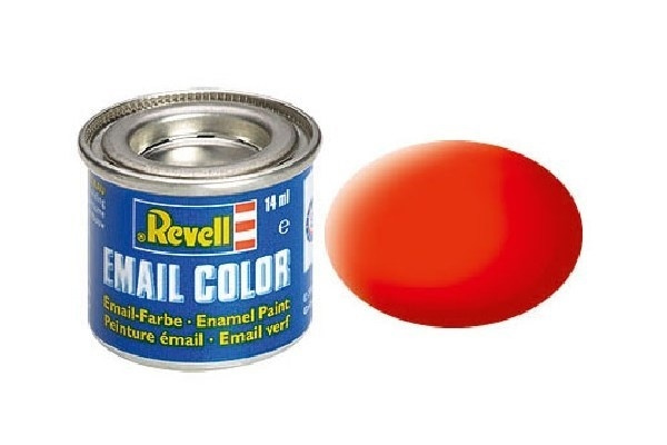 Revell Enamel 14 ml. luminous orange, mat i gruppen SPORT, FRITID & HOBBY / Hobby / Hobbyfarver / Revell / Oliebaseret hos TP E-commerce Nordic AB (A05973)
