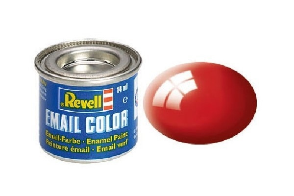 Revell Enamel 14 ml. fiery red, gloss i gruppen SPORT, FRITID & HOBBY / Hobby / Hobbyfarver / Revell / Oliebaseret hos TP E-commerce Nordic AB (A05975)