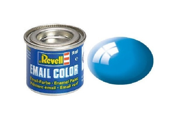 Revell Enamel 14 ml. light blue gloss i gruppen SPORT, FRITID & HOBBY / Hobby / Hobbyfarver / Revell / Oliebaseret hos TP E-commerce Nordic AB (A05989)