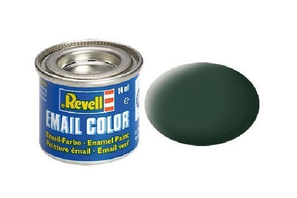 Revell Enamel 14 ml. dark green mat RAF i gruppen SPORT, FRITID & HOBBY / Hobby / Hobbyfarver / Revell / Oliebaseret hos TP E-commerce Nordic AB (A06002)