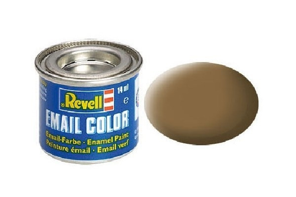 Revell Enamel 14 ml. dark-earth mat RAF i gruppen SPORT, FRITID & HOBBY / Hobby / Hobbyfarver / Revell / Oliebaseret hos TP E-commerce Nordic AB (A06011)