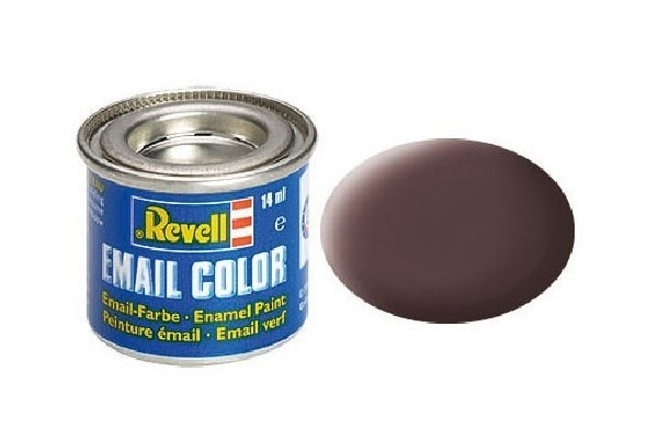 Revell Enamel 14 ml. leather brown mat i gruppen SPORT, FRITID & HOBBY / Hobby / Hobbyfarver / Revell / Oliebaseret hos TP E-commerce Nordic AB (A06013)