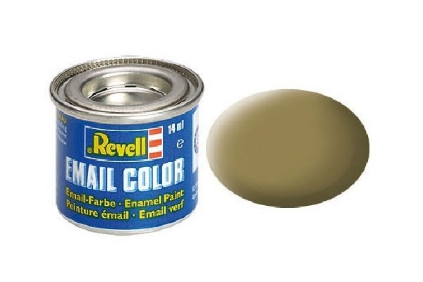 Revell Enamel 14 ml. olive brown mat i gruppen SPORT, FRITID & HOBBY / Hobby / Hobbyfarver / Revell / Oliebaseret hos TP E-commerce Nordic AB (A06015)