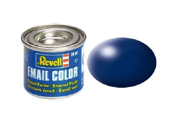 Revell Enamel 14 ml. dark blue silk i gruppen SPORT, FRITID & HOBBY / Hobby / Hobbyfarver / Revell / Oliebaseret hos TP E-commerce Nordic AB (A06034)