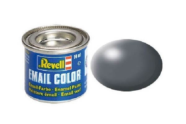 Revell Enamel 14 ml. dark grey silk i gruppen SPORT, FRITID & HOBBY / Hobby / Hobbyfarver / Revell / Oliebaseret hos TP E-commerce Nordic AB (A06043)