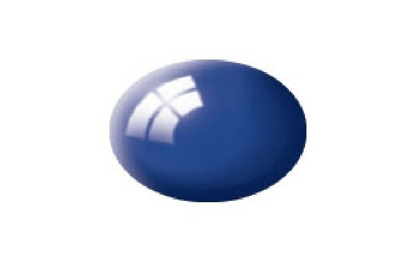 Revell Gloss Ultramarine-Blue (RAL 5002)Aqua Color 18ml i gruppen SPORT, FRITID & HOBBY / Hobby / Hobbyfarver / Revell / Vandbaseret hos TP E-commerce Nordic AB (A06078)