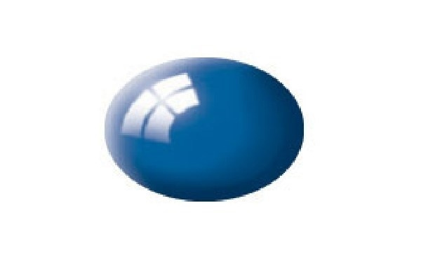 Revell Gloss Blue (RAL 5005) Aqua Color Acrylic - 18ml i gruppen SPORT, FRITID & HOBBY / Hobby / Hobbyfarver / Revell / Vandbaseret hos TP E-commerce Nordic AB (A06079)