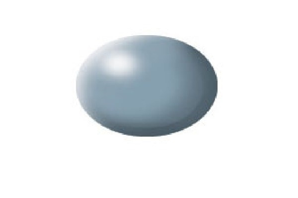 Revell Silk Grey (RAL 7001) Aqua Color Acrylic - 18ml i gruppen SPORT, FRITID & HOBBY / Hobby / Hobbyfarver / Revell / Vandbaseret hos TP E-commerce Nordic AB (A06130)