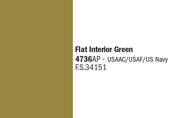 ITALERI Flat Interior Green i gruppen SPORT, FRITID & HOBBY / Hobby / Hobbyfarver / Italeri / Vandbaseret hos TP E-commerce Nordic AB (A06174)