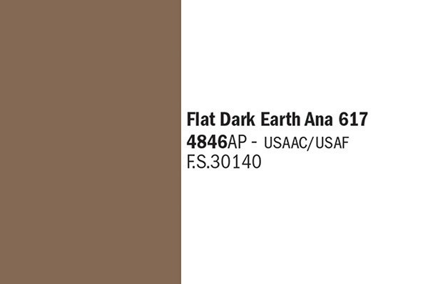 ITALERI Flat Dark Earth Ana 617 i gruppen SPORT, FRITID & HOBBY / Hobby / Hobbyfarver / Italeri / Vandbaseret hos TP E-commerce Nordic AB (A06181)