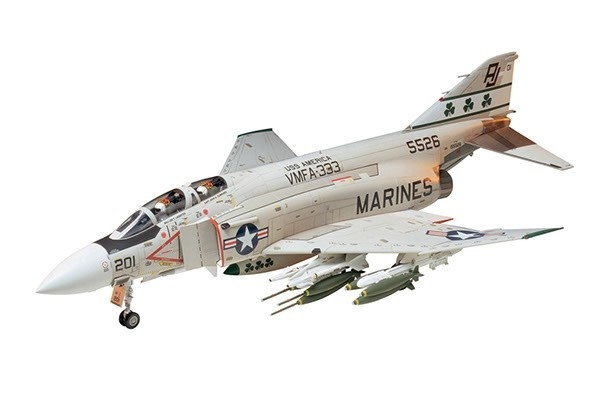 TAMIYA 1/32 F-4J PHANTOM II MARINES i gruppen SPORT, FRITID & HOBBY / Hobby / Plastik modeller / Fly & Helikoptere hos TP E-commerce Nordic AB (A06193)