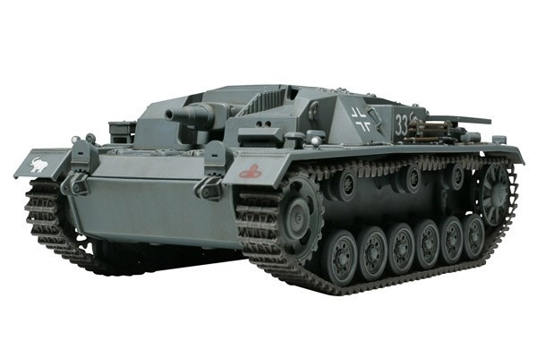 Tamiya 1/48 STURMGESCHUTZ III AUF.B i gruppen SPORT, FRITID & HOBBY / Hobby / Plastik modeller / Militære køretøjer (land) hos TP E-commerce Nordic AB (A06238)