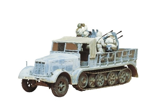 TAMIYA 1/35 GERMAN SD.KFZ 7/1 i gruppen SPORT, FRITID & HOBBY / Hobby / Plastik modeller / Militære køretøjer (land) hos TP E-commerce Nordic AB (A06259)