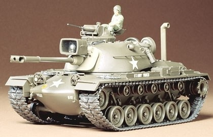 Tamiya 1/35 US M48A3 PATTON i gruppen SPORT, FRITID & HOBBY / Hobby / Plastik modeller / Militære køretøjer (land) hos TP E-commerce Nordic AB (A06275)